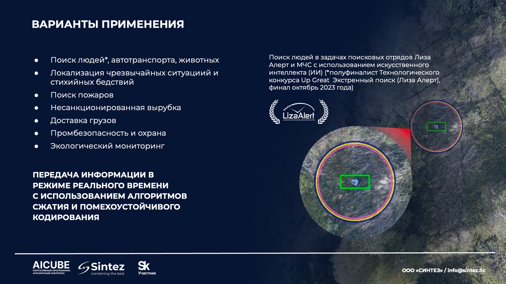 Варианты применения AeroVision